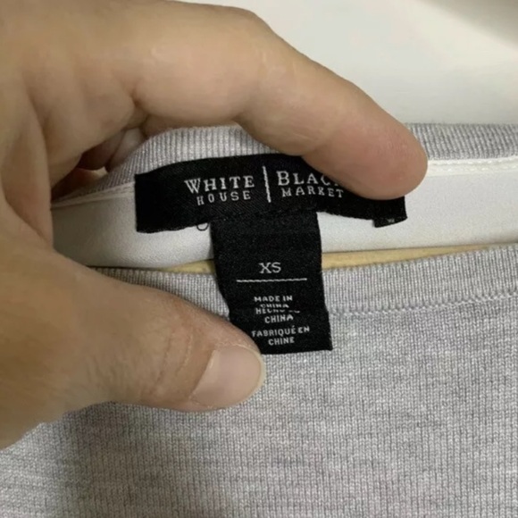 White House Black Market Womens Sweater XS Gray - Picture 2 of 5